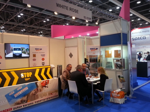 White Rose in Dubai Intersec Fair