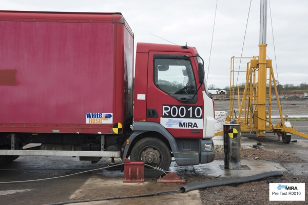 IWA14 N2A Panzer Series Rising Bollard Crash Test