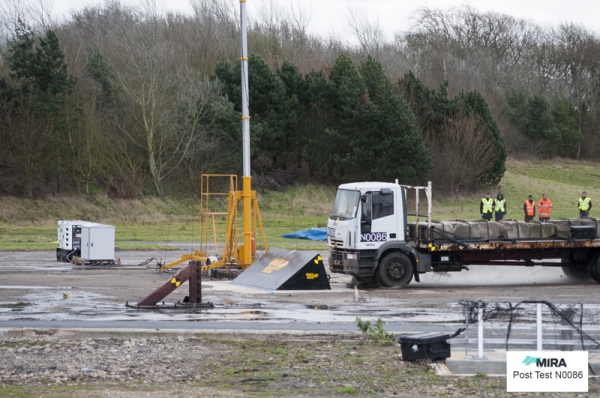 We Realized IWA 14 Road Blocker Crash Test. 