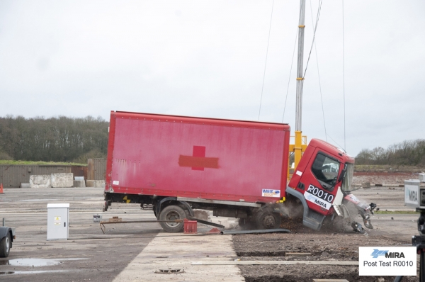 IWA14 N2A Panzer Series Rising Bollard Crash Test